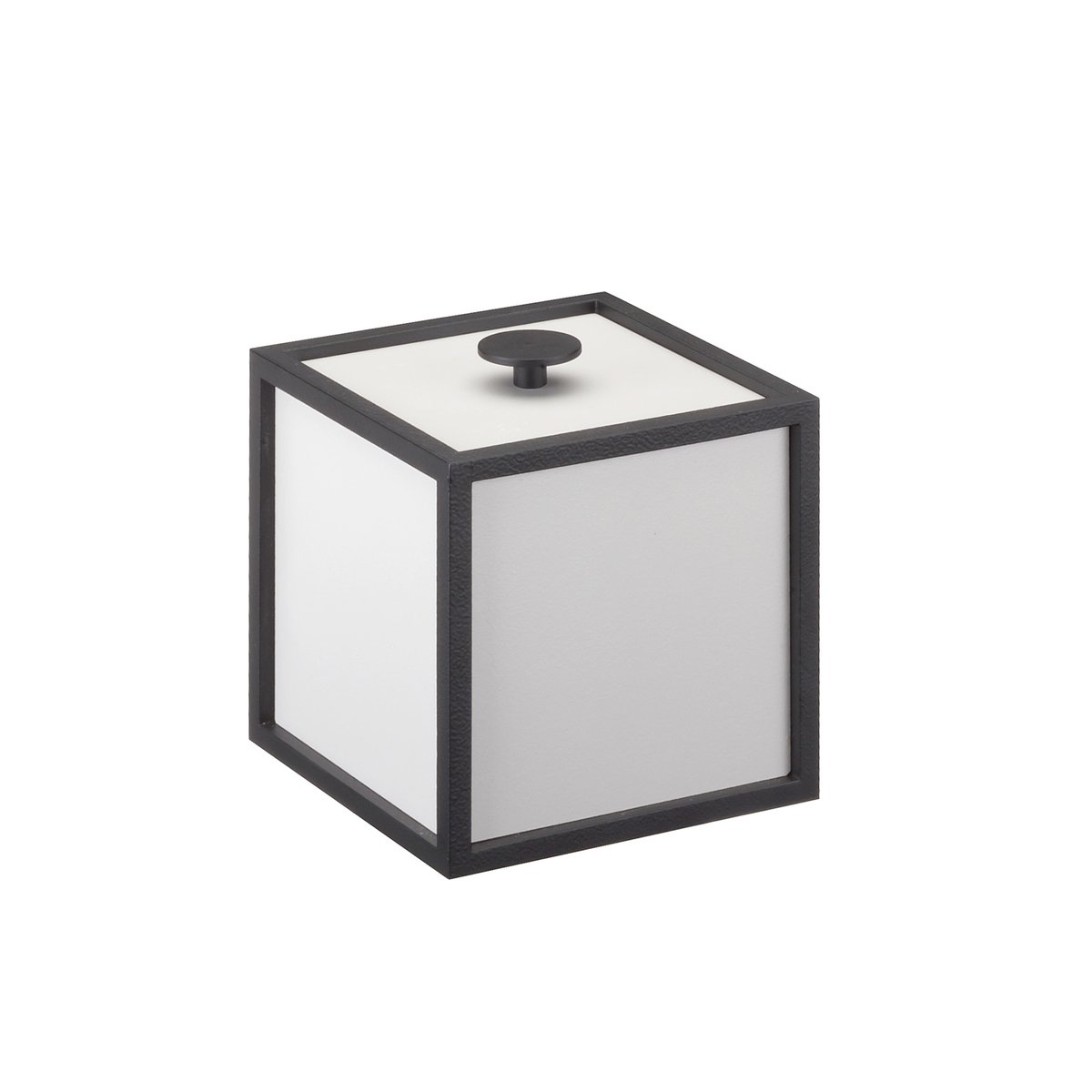 Audo Copenhagen Frame 10 box with lid light grey | Scandinavian Design | Boxes & jars | Grey