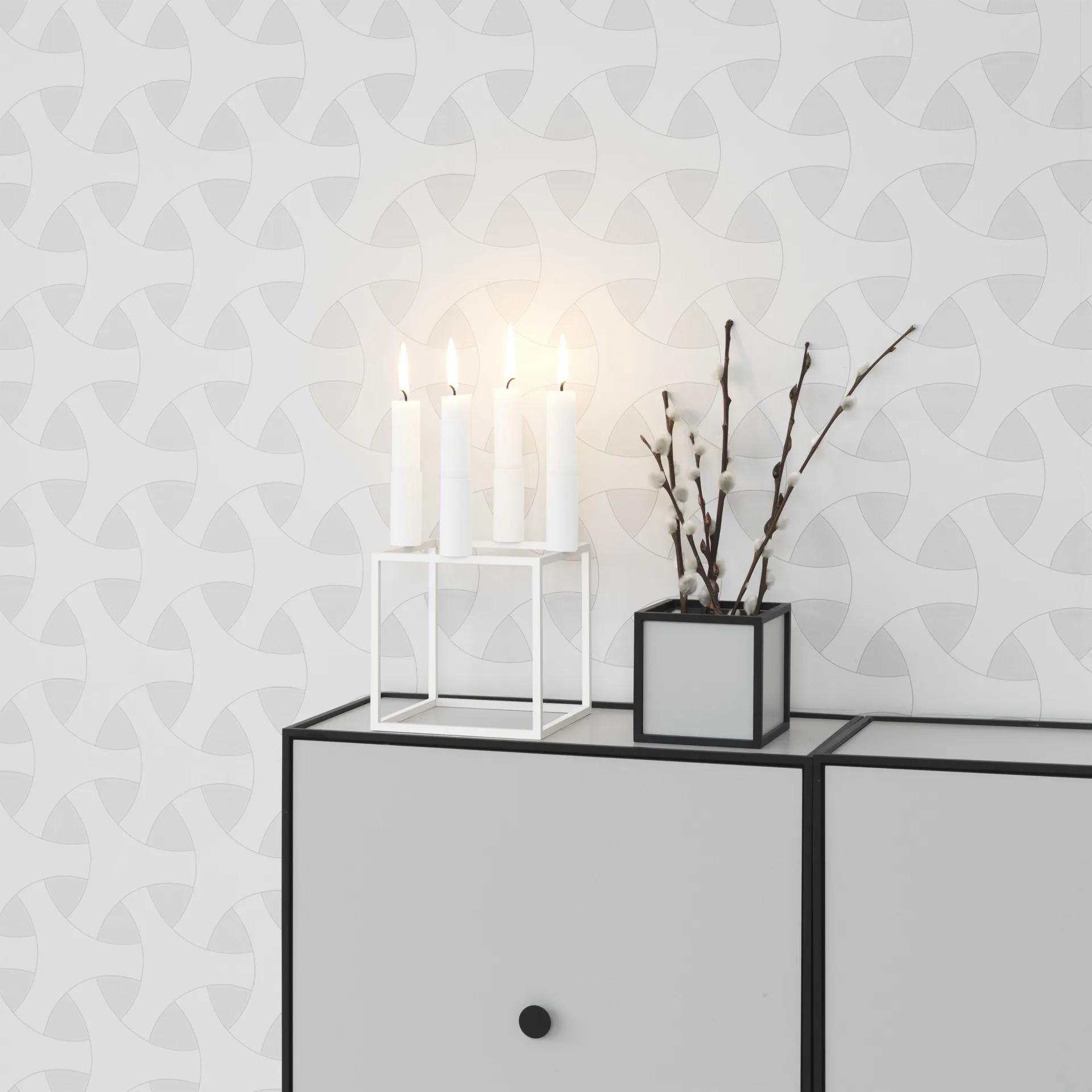 Frame 10 box with lid, light grey Audo Copenhagen