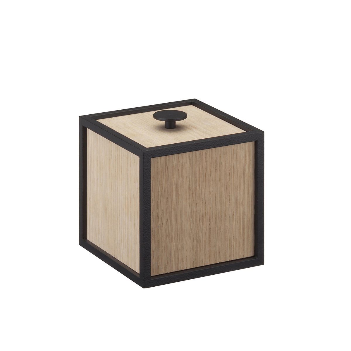 Audo Copenhagen Frame 10 box with lid oak | Scandinavian Design | Boxes & jars | Brown