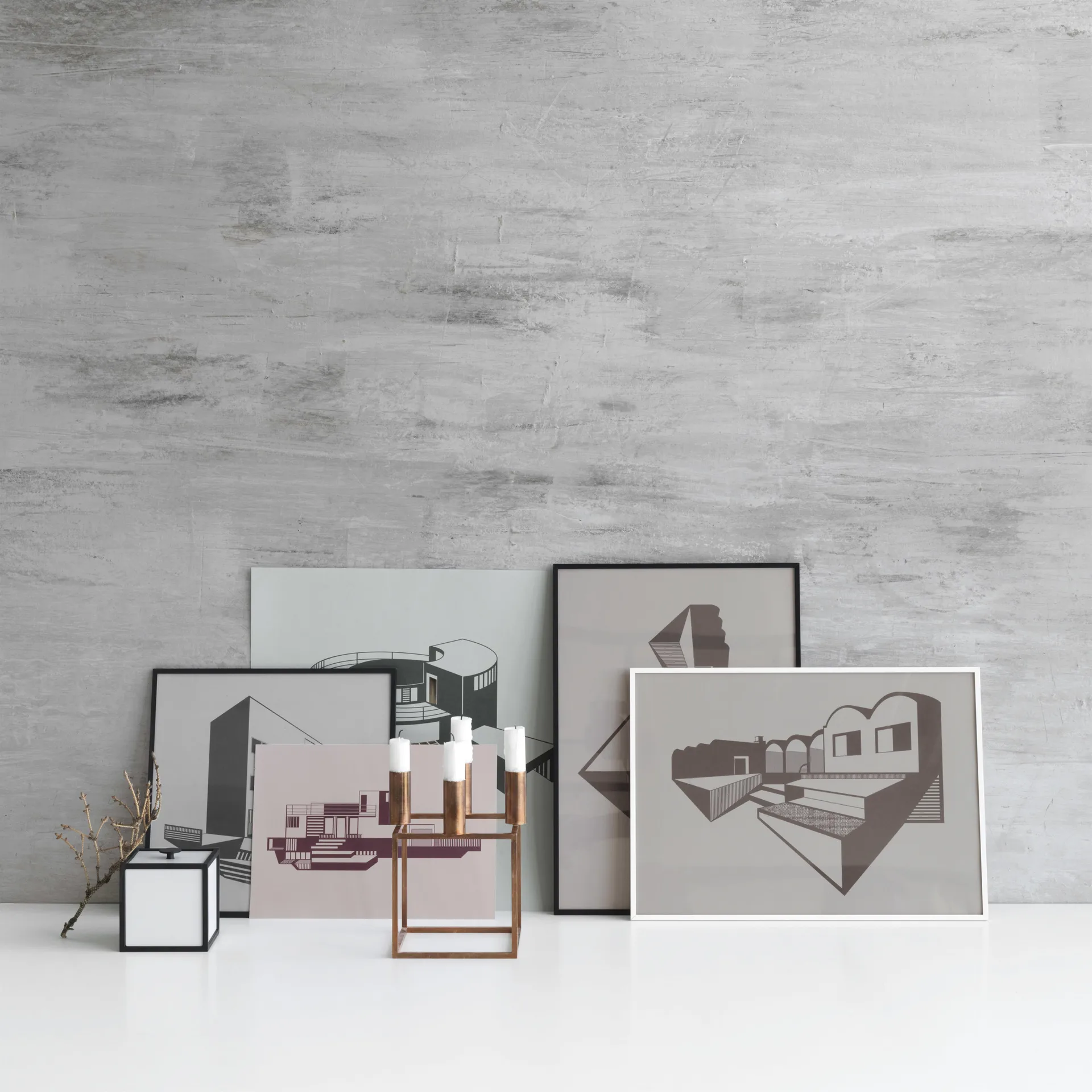 Frame 10 box with lid, white Audo Copenhagen