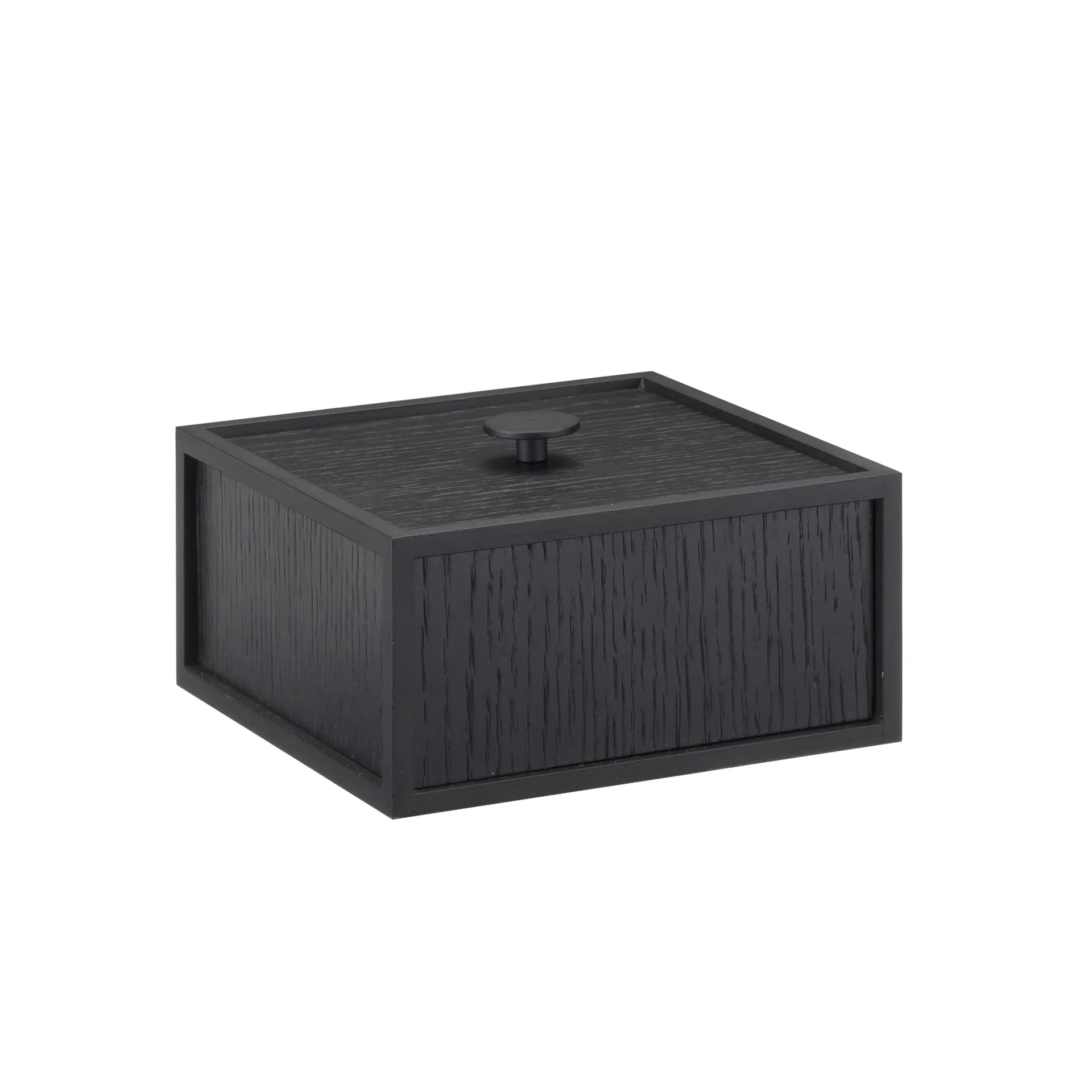 Frame 14 box with lid, black-stained ash Audo Copenhagen