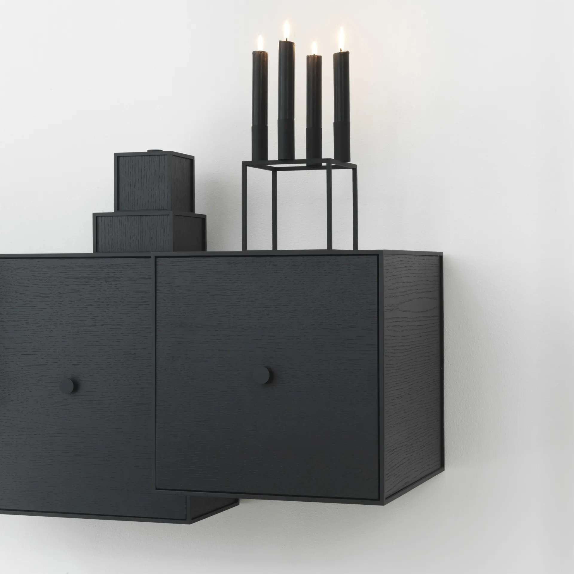 Frame 14 box with lid, black-stained ash Audo Copenhagen
