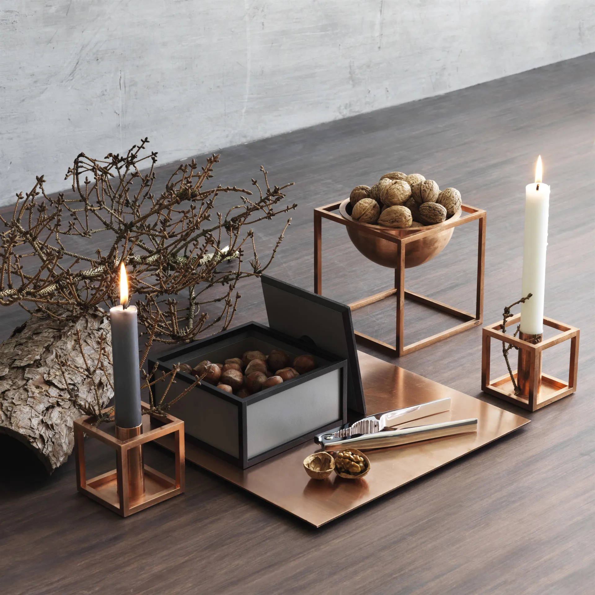 Frame 14 box with lid, dark grey Audo Copenhagen