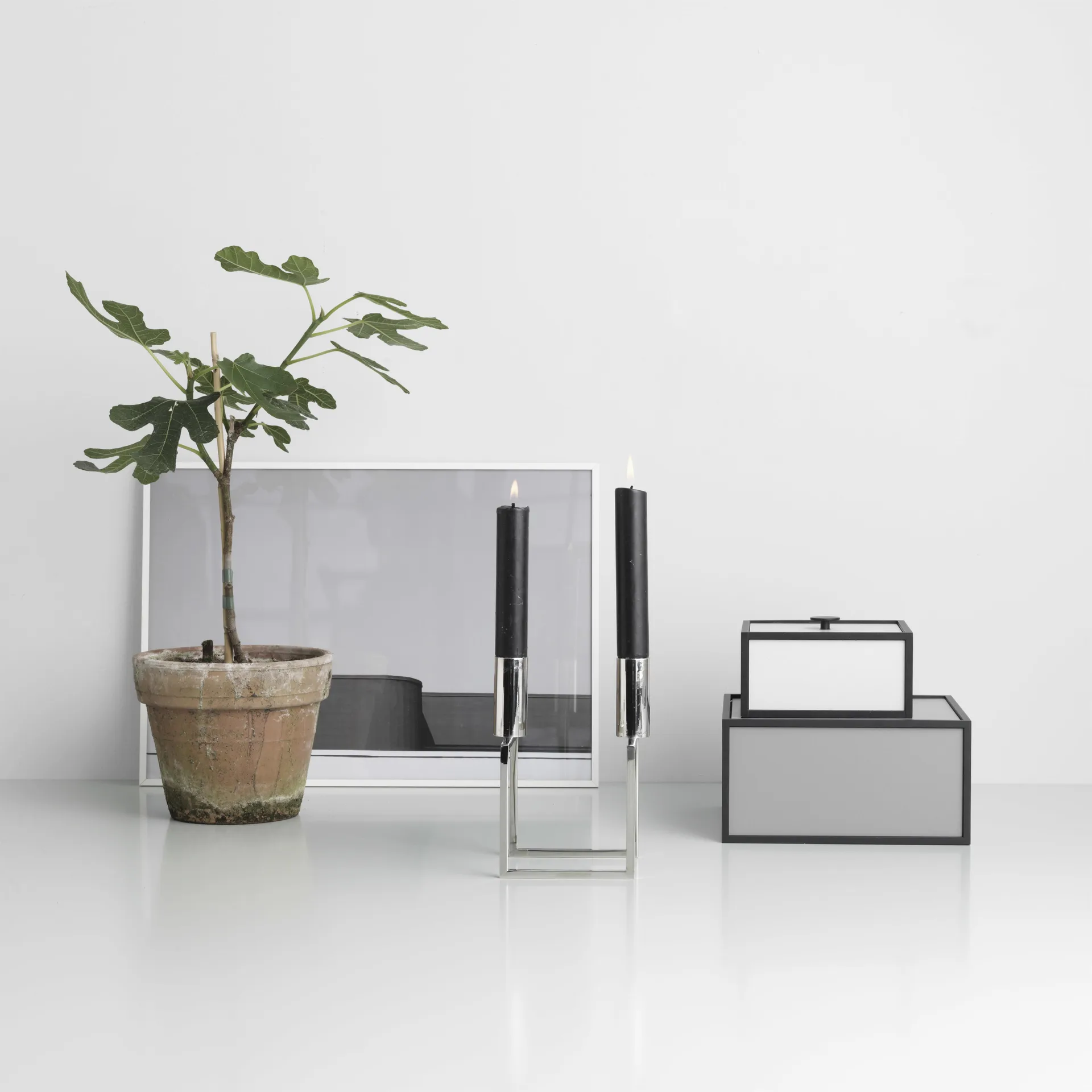 Frame 20 box with lid, dark grey Audo Copenhagen