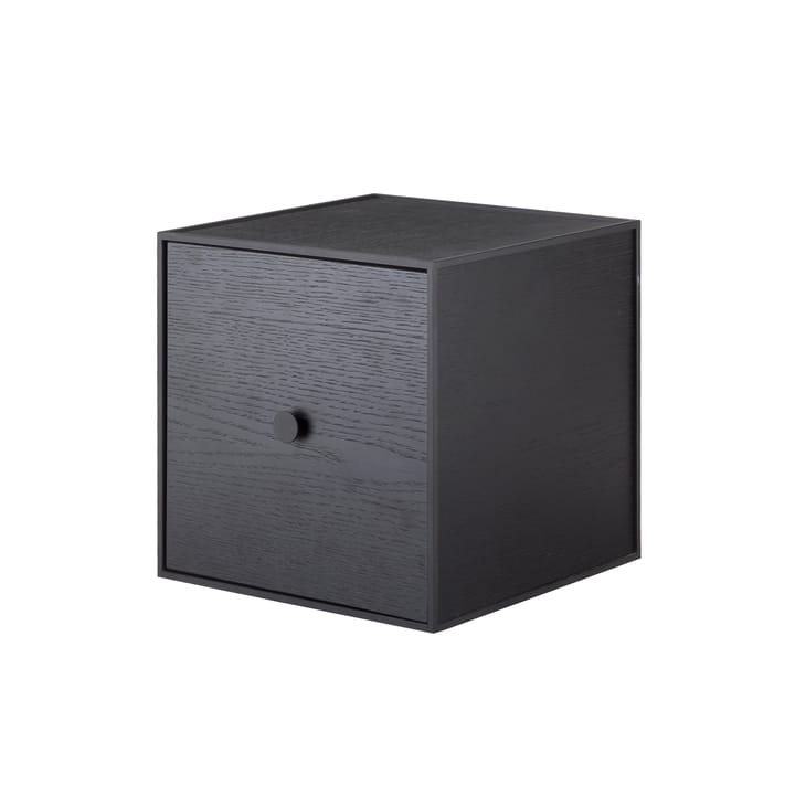 Frame 28 cube with door, black-stained ash Audo Copenhagen