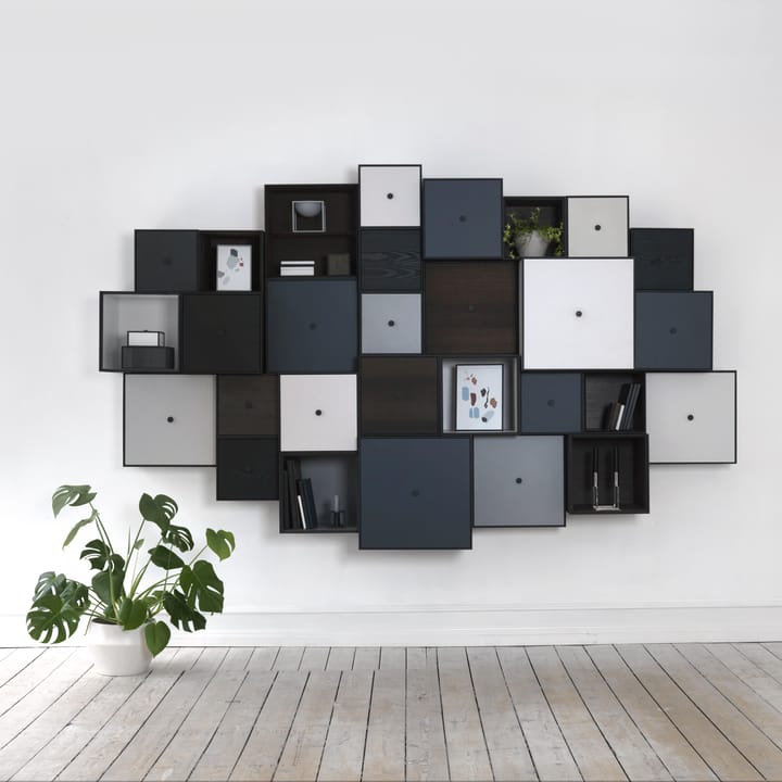 Frame 28 cube with door, black-stained ash Audo Copenhagen