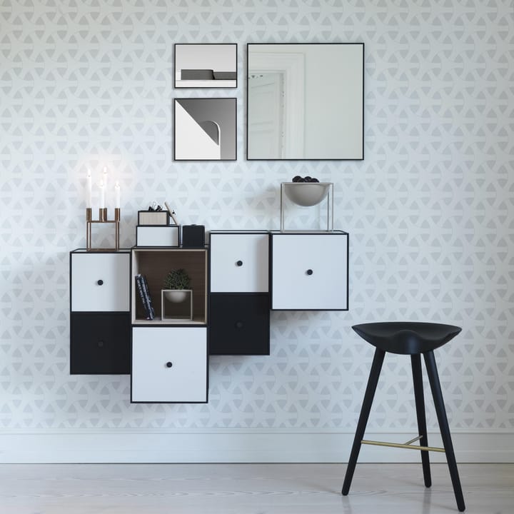 Frame 28 cube with door, black-stained ash Audo Copenhagen