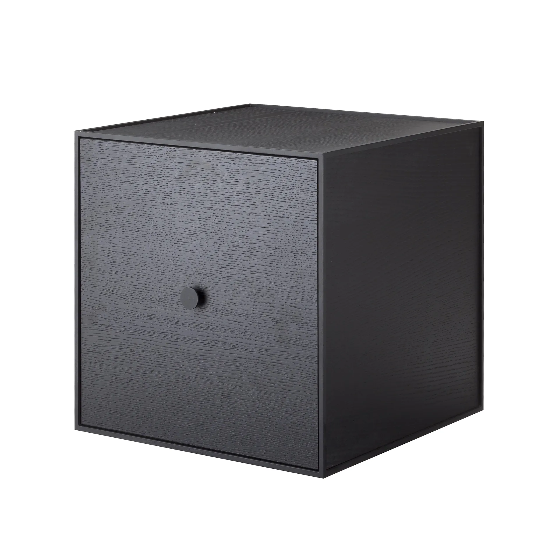 Frame 35 cube with door, black-stained ash Audo Copenhagen