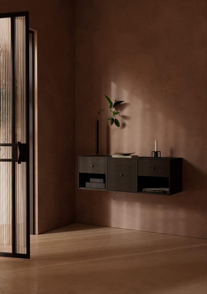 Frame 35 cube with door, smoked oak Audo Copenhagen