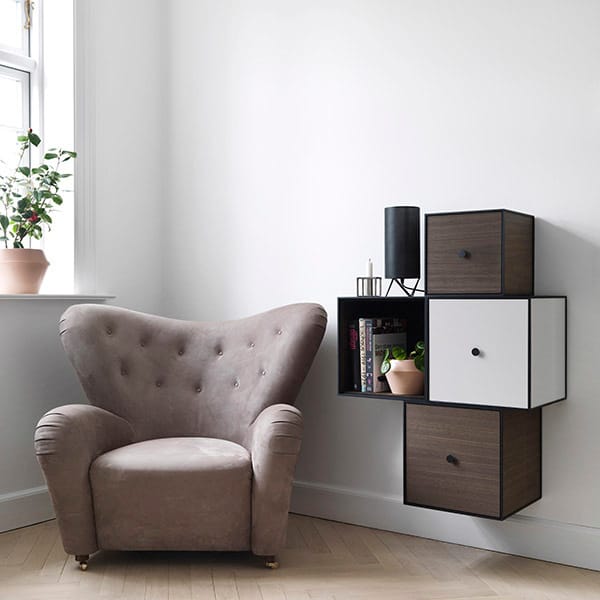 Frame 35 cube with door - smoked oak - Audo Copenhagen