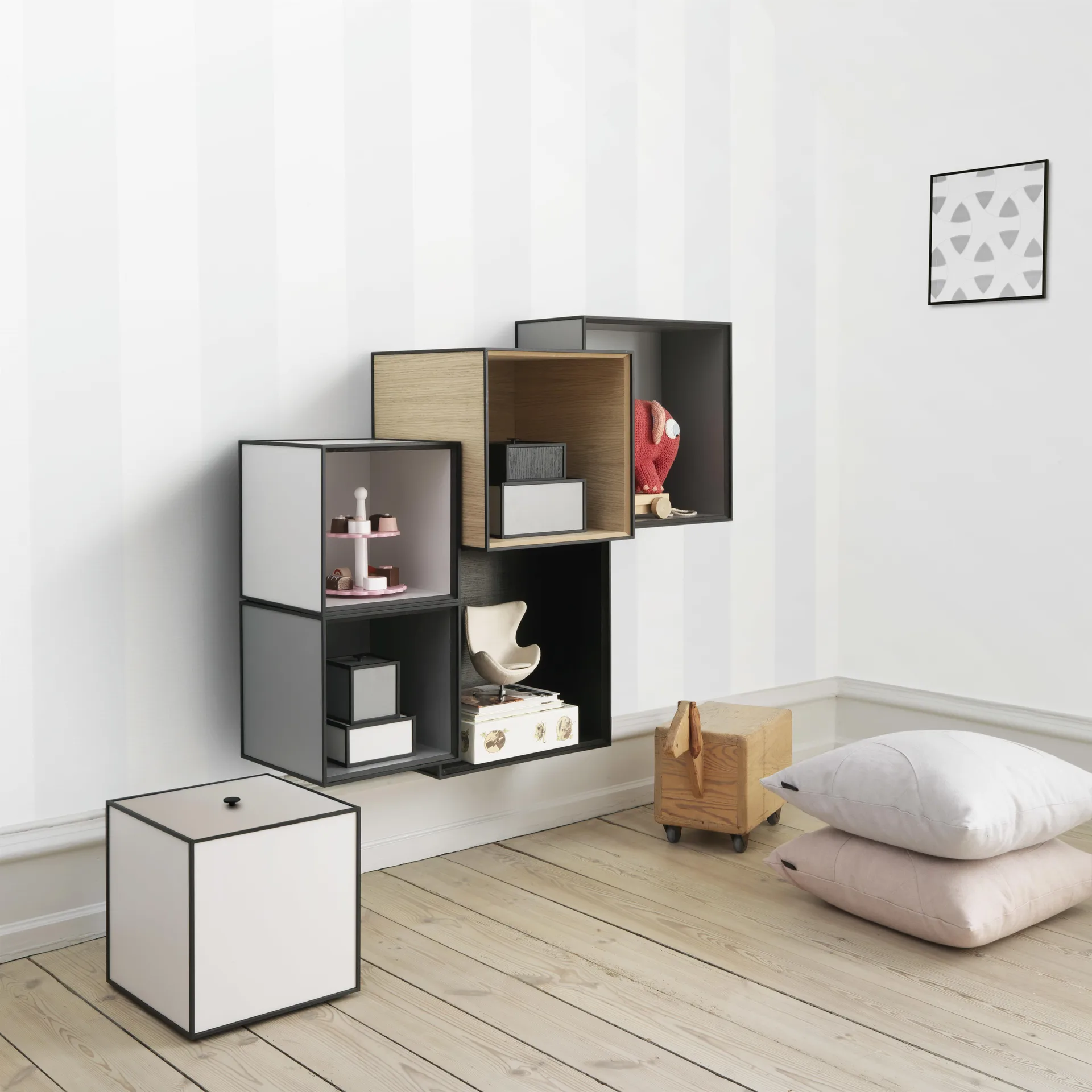 Frame 35 cube without door, light grey Audo Copenhagen