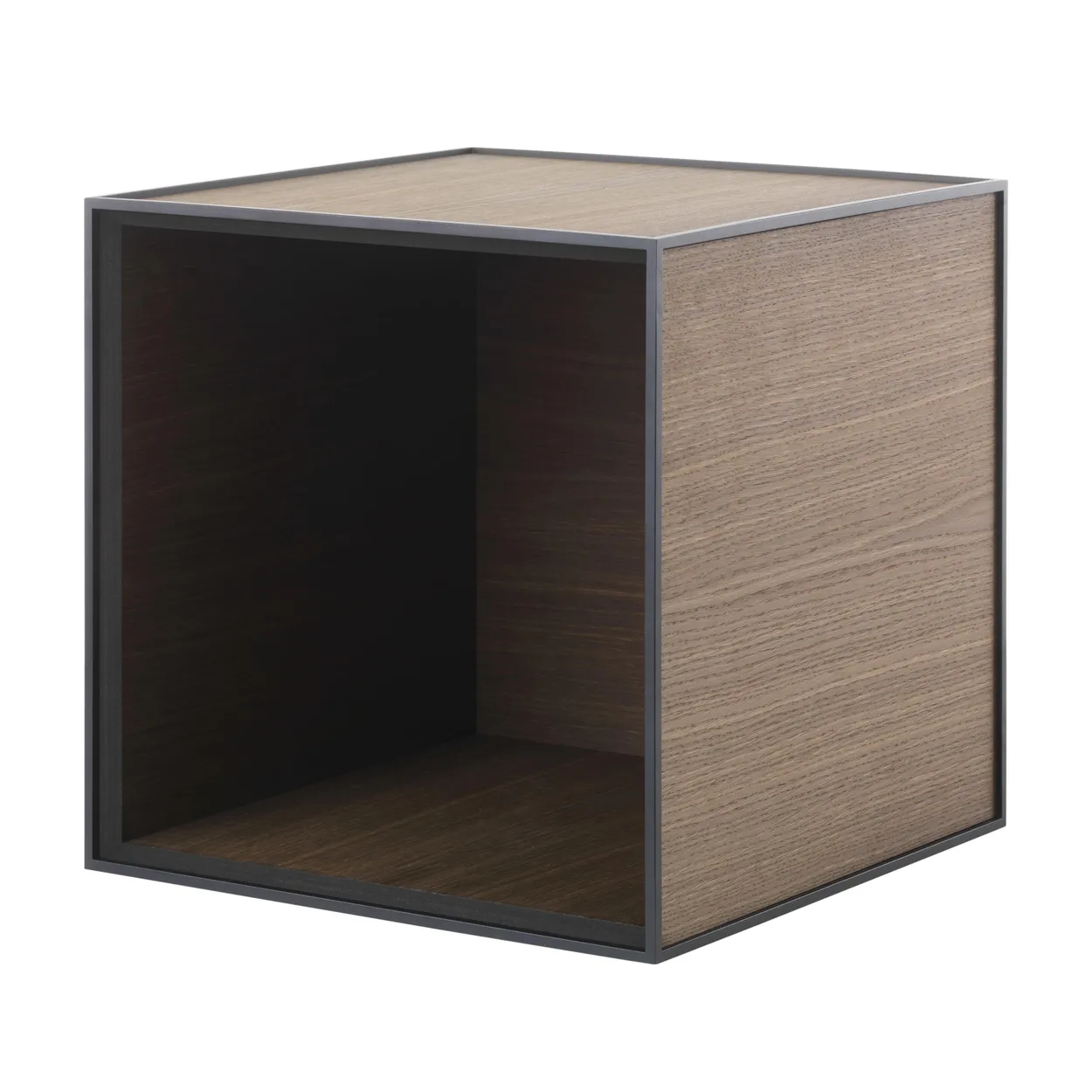 Audo Copenhagen Frame 35 cube without door oak | Scandinavian Design | Shelves & shelving systems | Brown