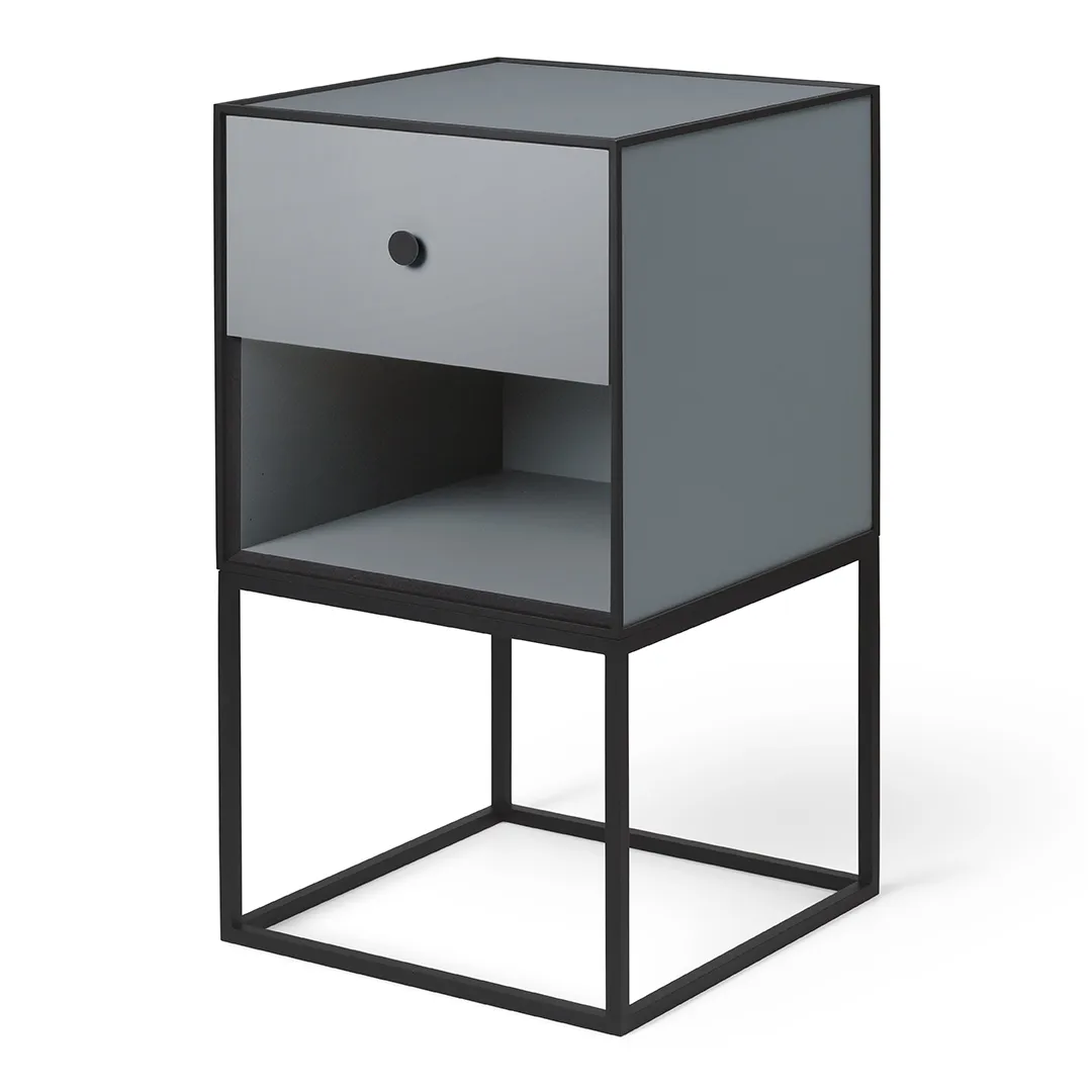 Frame 35 side table, dark grey Audo Copenhagen