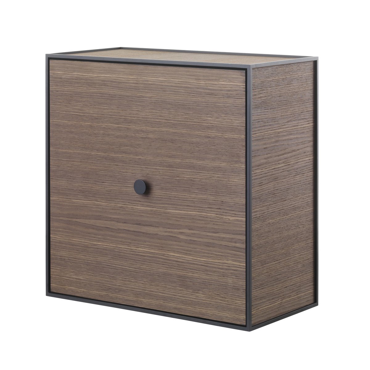 Audo Copenhagen Frame 42 cube with door oak | Scandinavian Design | Shelves & shelving systems | Brown