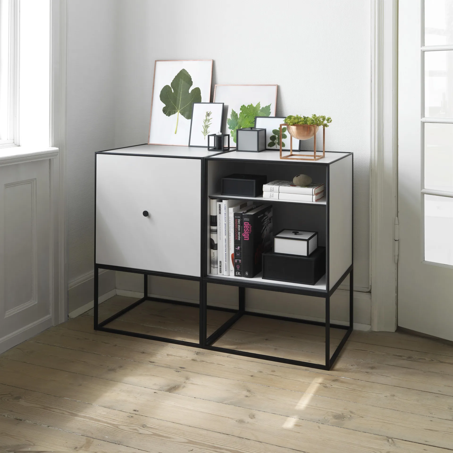 Frame 49 cube with door, light grey Audo Copenhagen