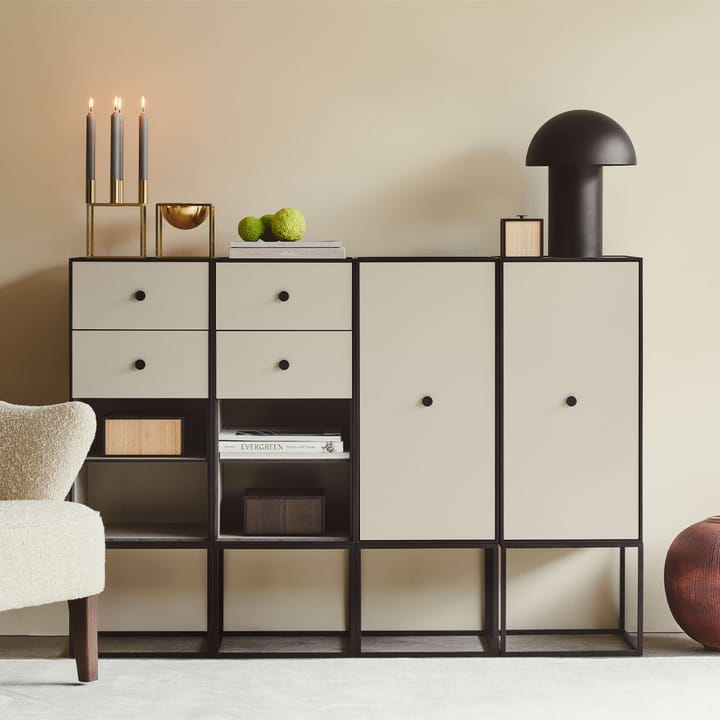 Frame 70 storage, Sand, door, 2 shelf Audo Copenhagen