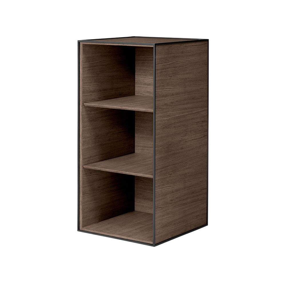 Audo Copenhagen Frame 70 storage oak, 2 shelf | Scandinavian Design | Shelves & shelving systems | Beige