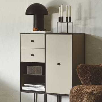 Frame 70 storage - Smoked oak, door, 2 shelf - Audo Copenhagen