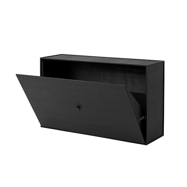 Frame shoe shelf - black-stained ash - Audo Copenhagen