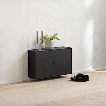 Frame shoe shelf - black-stained ash - Audo Copenhagen