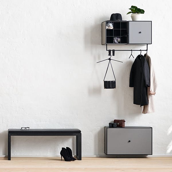 Frame shoe shelf, dark grey Audo Copenhagen