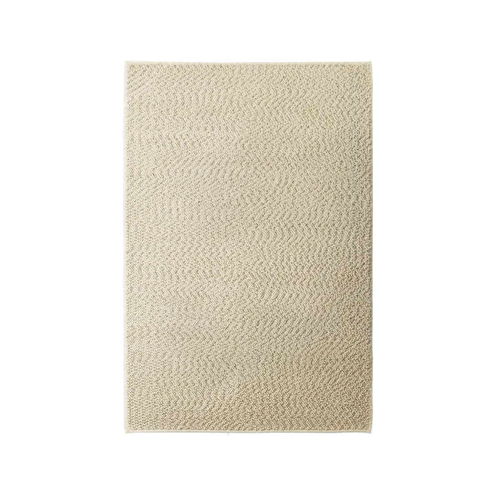 Audo Copenhagen Gravel Rug 170x240 cm Ivory, | Scandinavian Design | Wool rugs | White