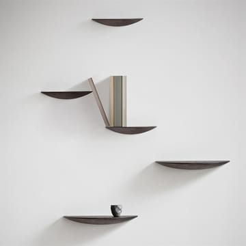 Gridy Fungi shelf dark oak - small - Audo Copenhagen
