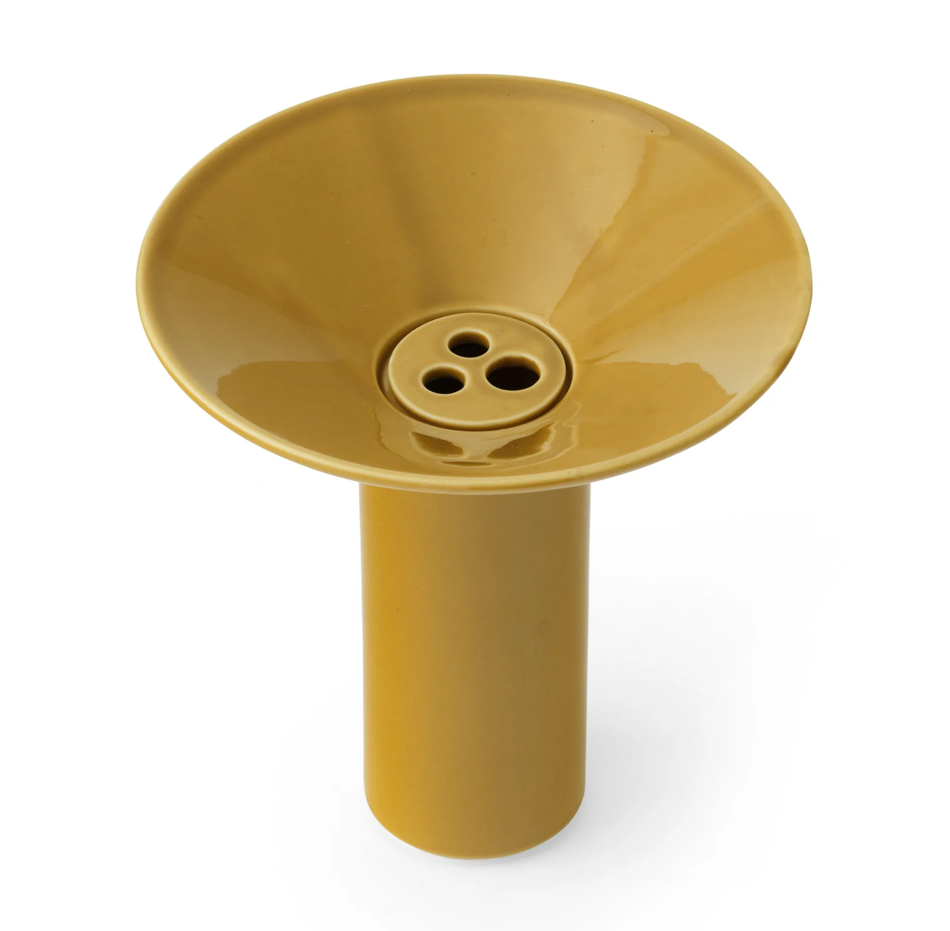 Hana vase Ø14x14.5 cm, Ochre Audo Copenhagen