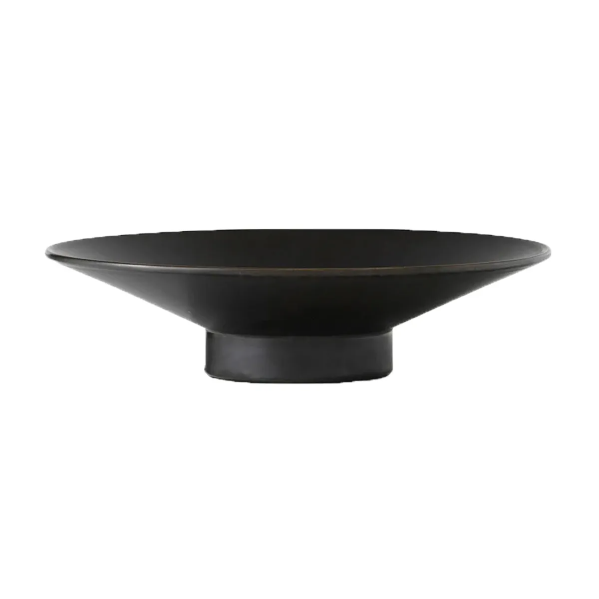 Audo Copenhagen Hana vase o27x7 cm Umber | Scandinavian Design | Vases | Black