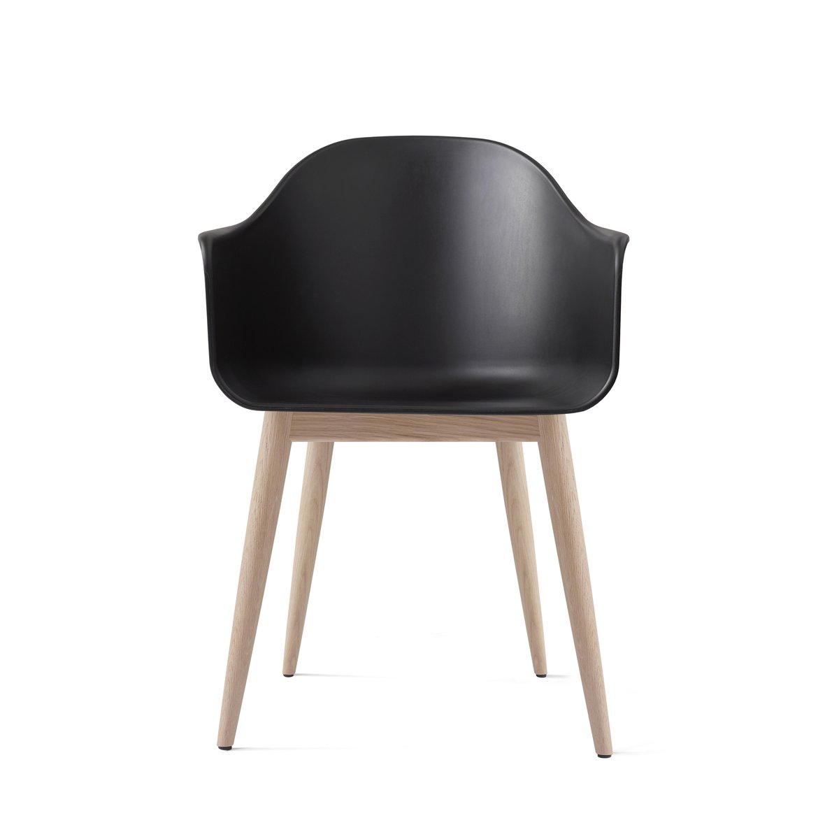 Audo Copenhagen Harbour chair oak legs Black | Scandinavian Design | Chairs | Black