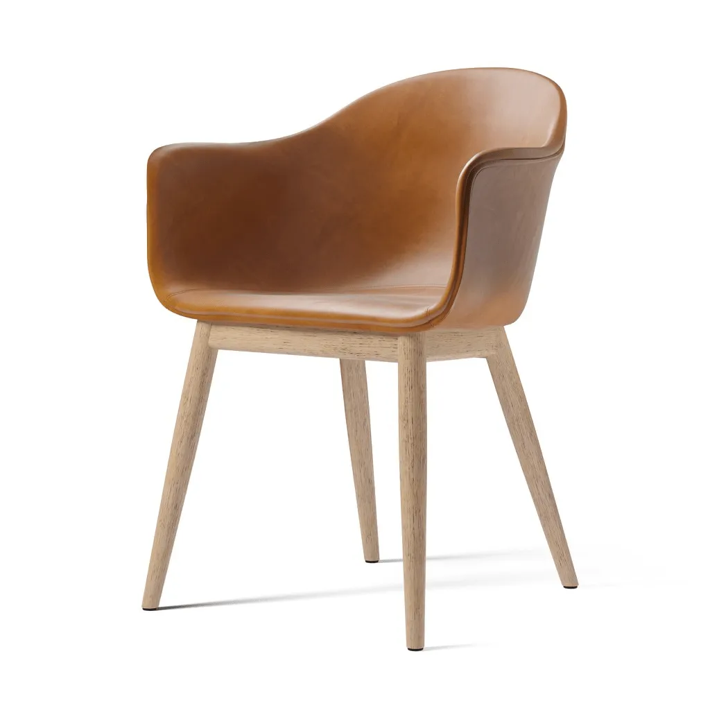 Harbour Dining Chair Fully Upholstered, Aida 0250-natural oak Audo Copenhagen