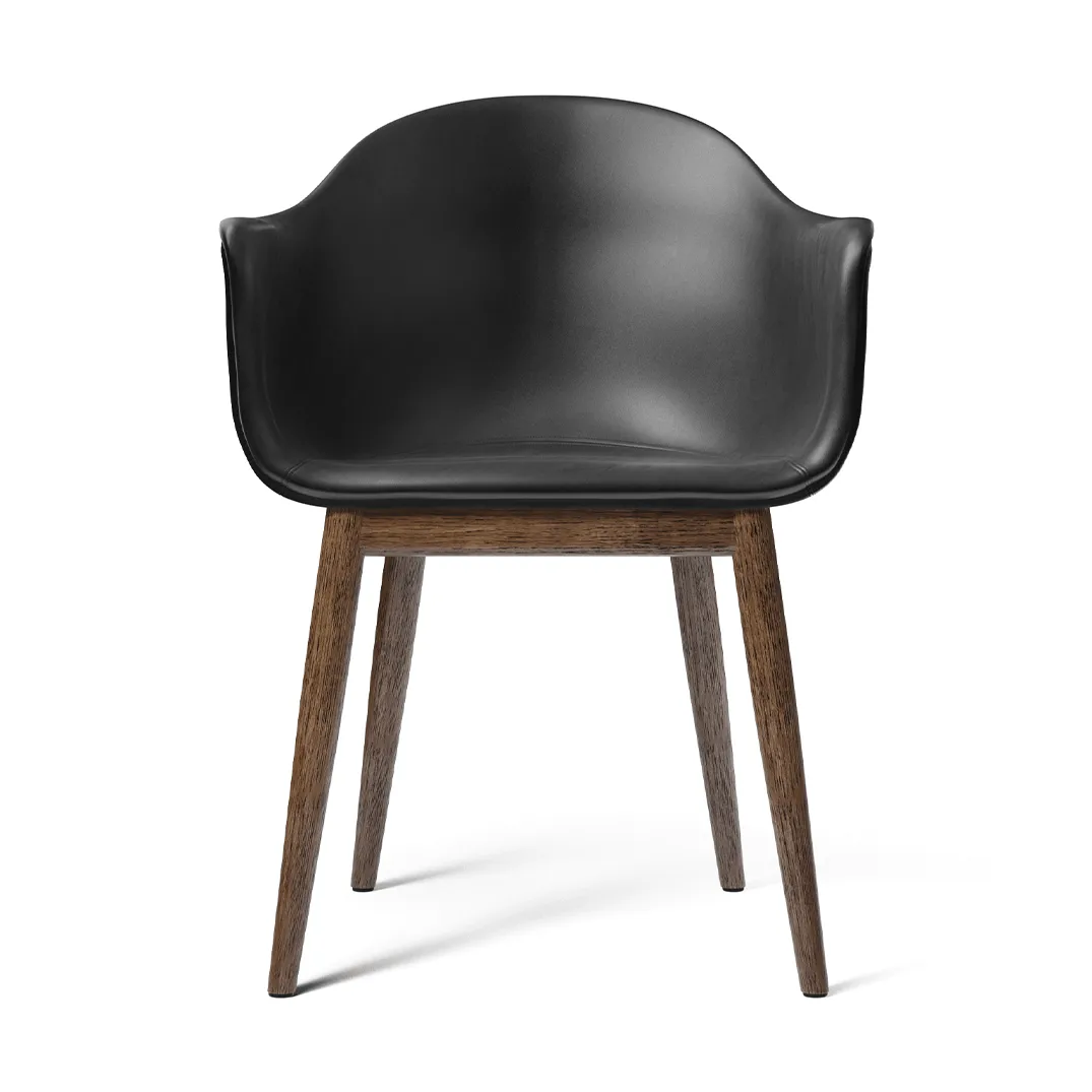 Harbour Dining Chair Fully Upholstered, Aida 0618-dark stained oak Audo Copenhagen