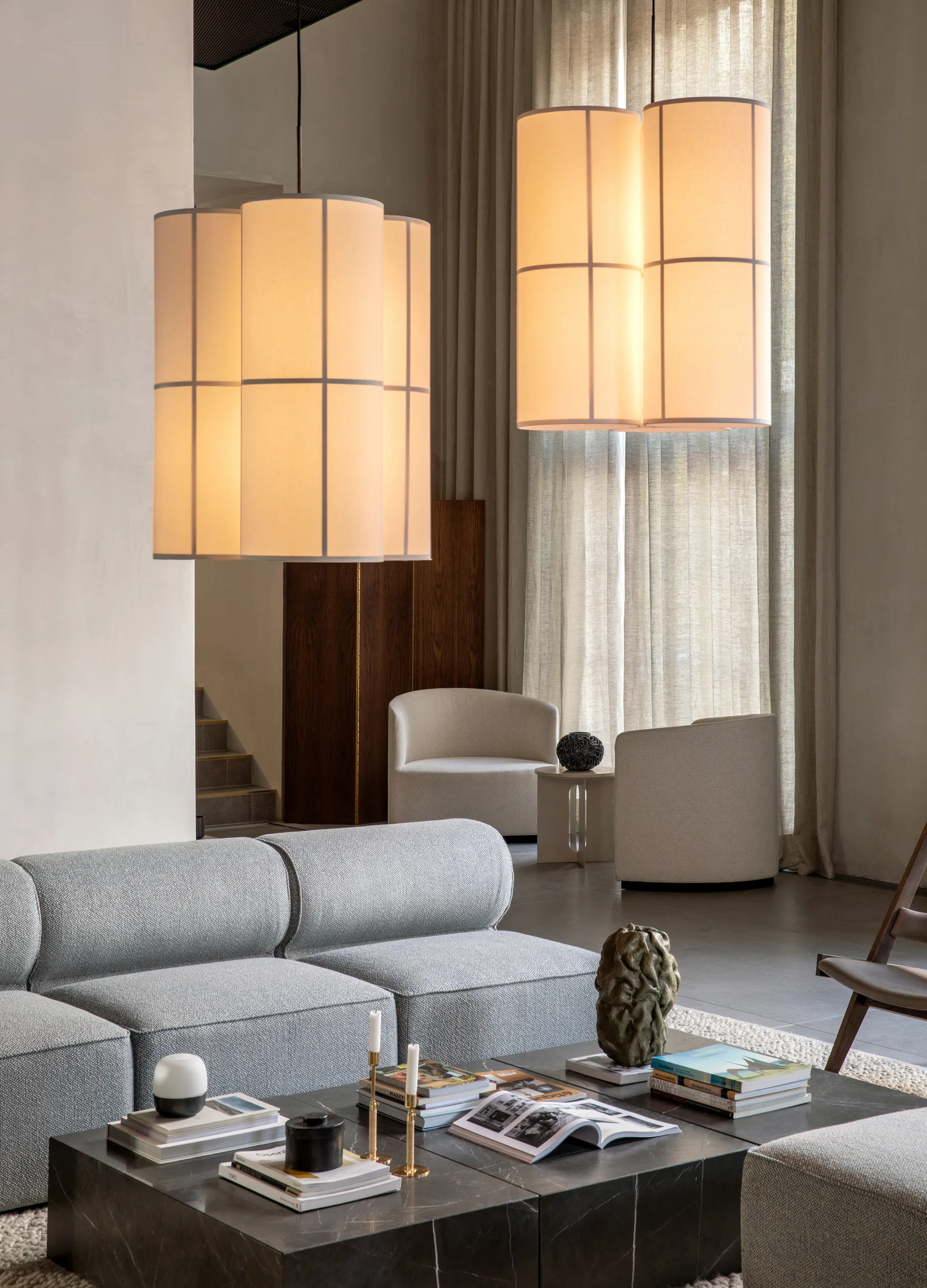 Hashira Cluster pendant lamp raw, 75 cm Audo Copenhagen