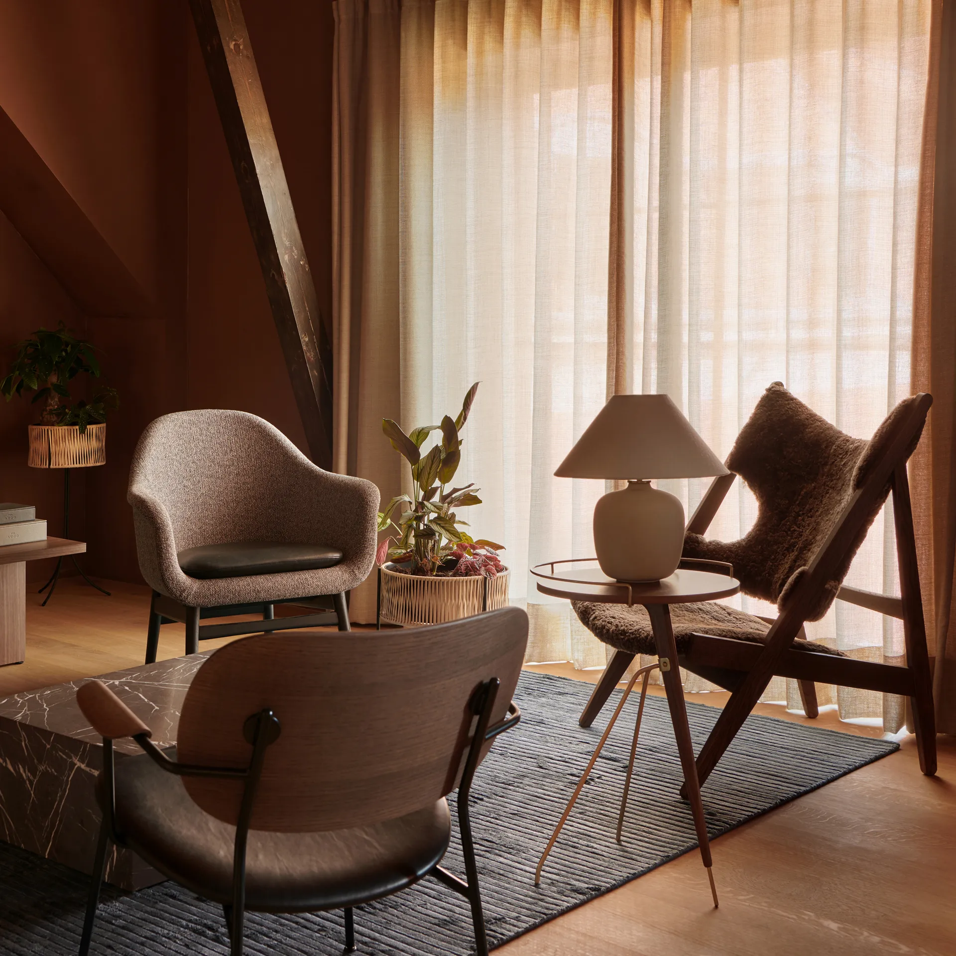 Houkime rug 170x240 cm, Midnight Audo Copenhagen