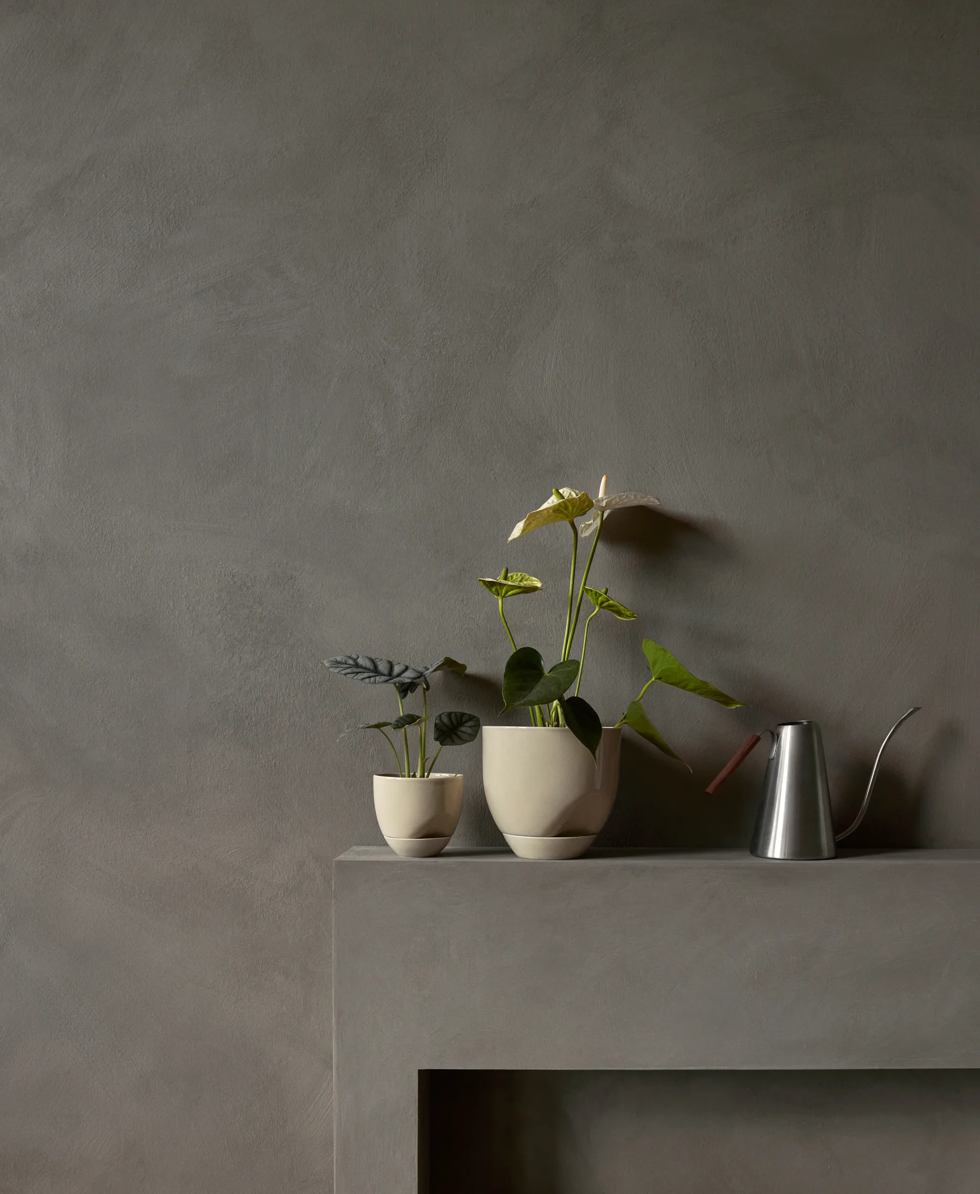 Hydrous flower pot Ø12 cm, Ashen Audo Copenhagen