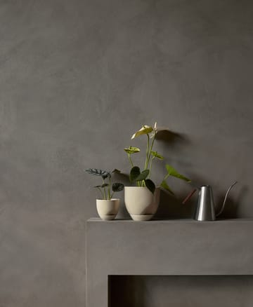 Hydrous flower pot Ø12 cm - Ashen - Audo Copenhagen