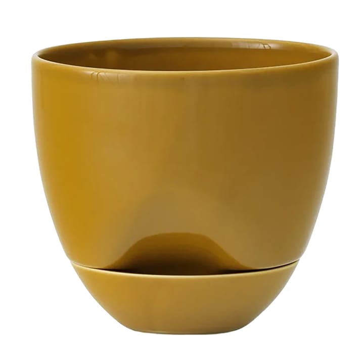 Hydrous flower pot Ø12 cm - Ochre - Audo Copenhagen