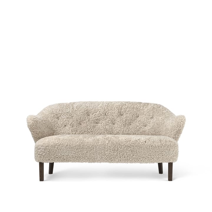 Ingeborg 2.5-seat sofa - Sheepskin moonlight-leg oak smoked - Audo Copenhagen