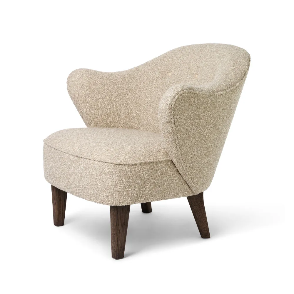 Ingeborg armchair, Sahcozero beige-legs smoked oak Audo Copenhagen