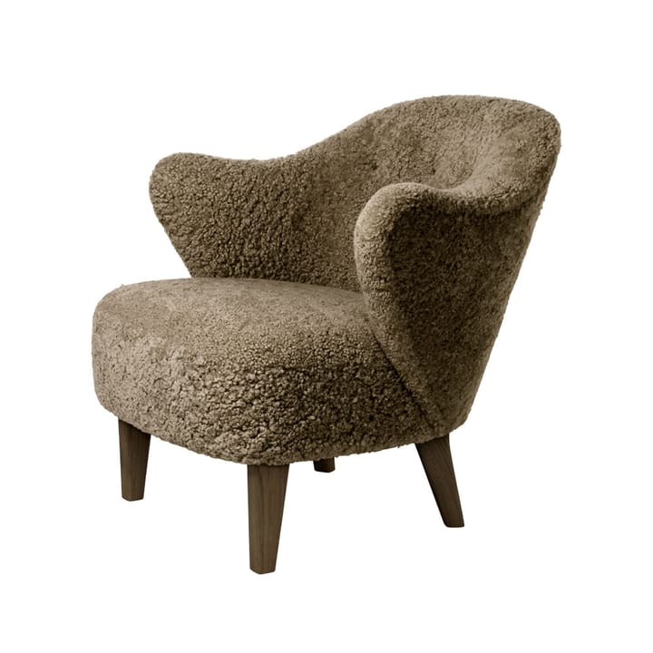 Ingeborg armchair - Sheepskin sahara, legs oak smoked - Audo Copenhagen