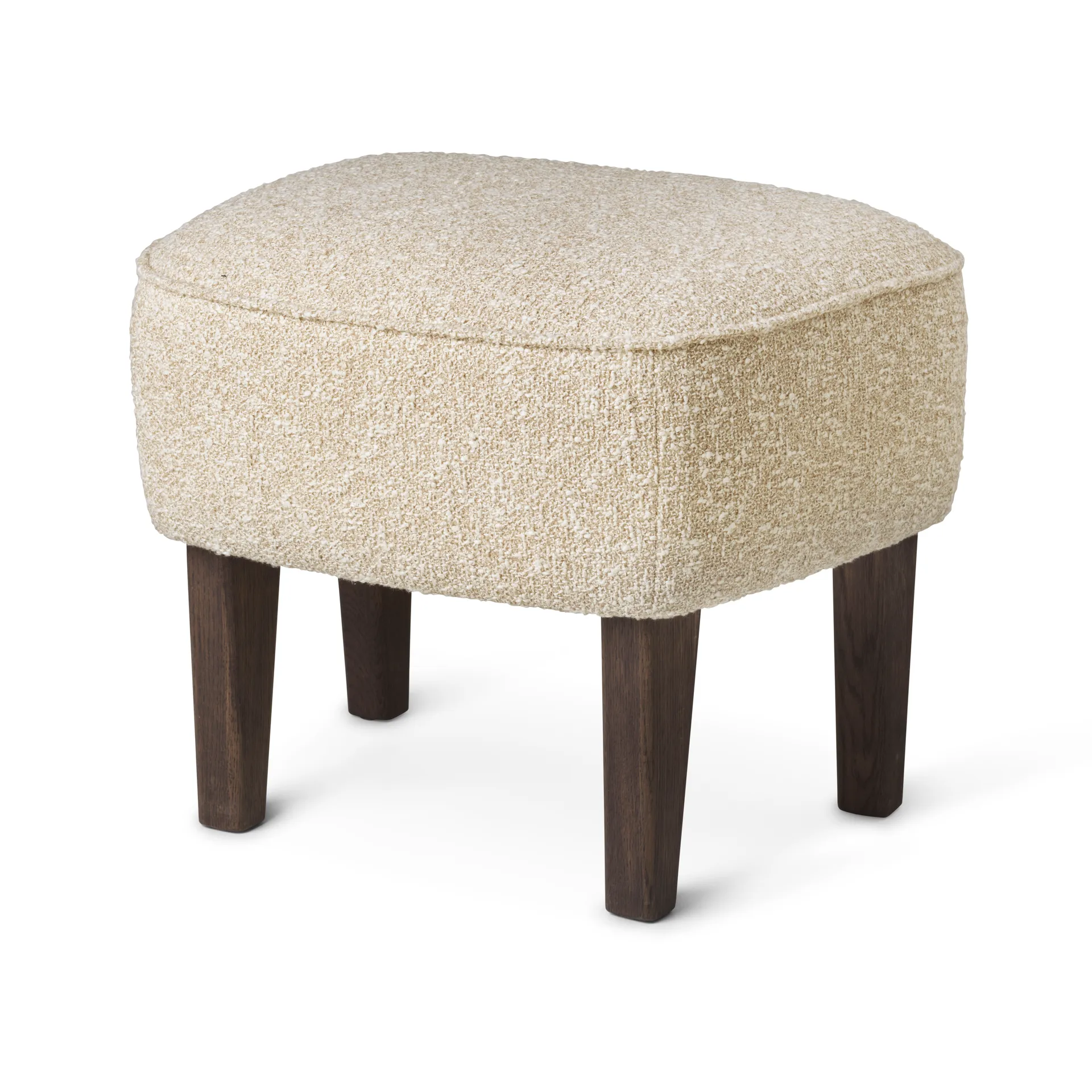 Ingeborg ottoman, Zero 0001-legs in smoked oak Audo Copenhagen