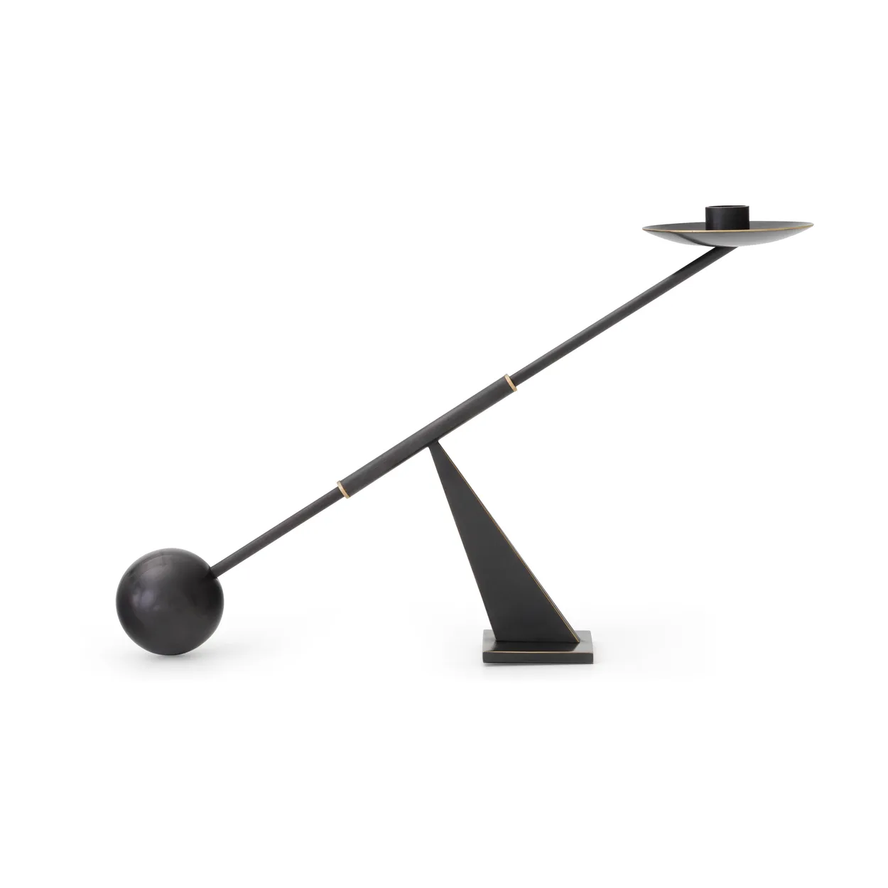 Audo Copenhagen Interconnect candlestick 42,5 cm Bronzed brass