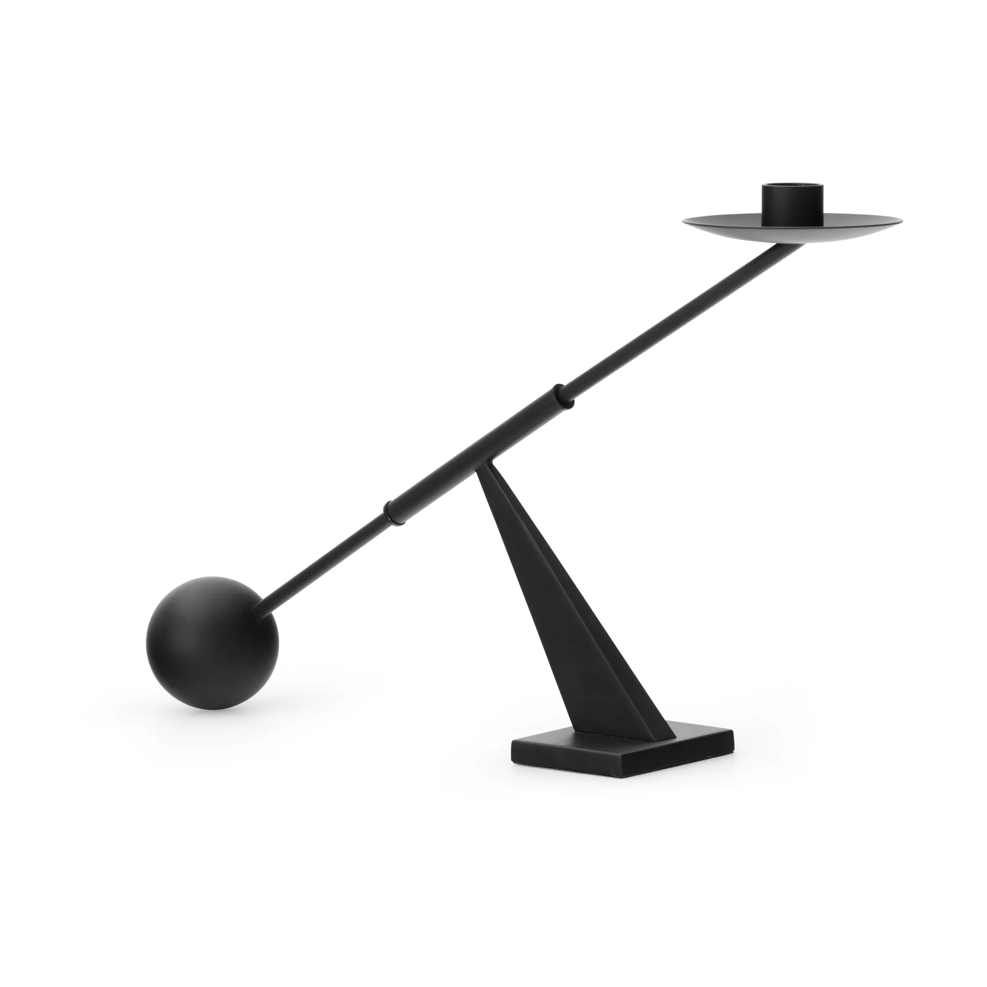 Interconnect candlestick 42,5 cm, Bronzed brass Audo Copenhagen