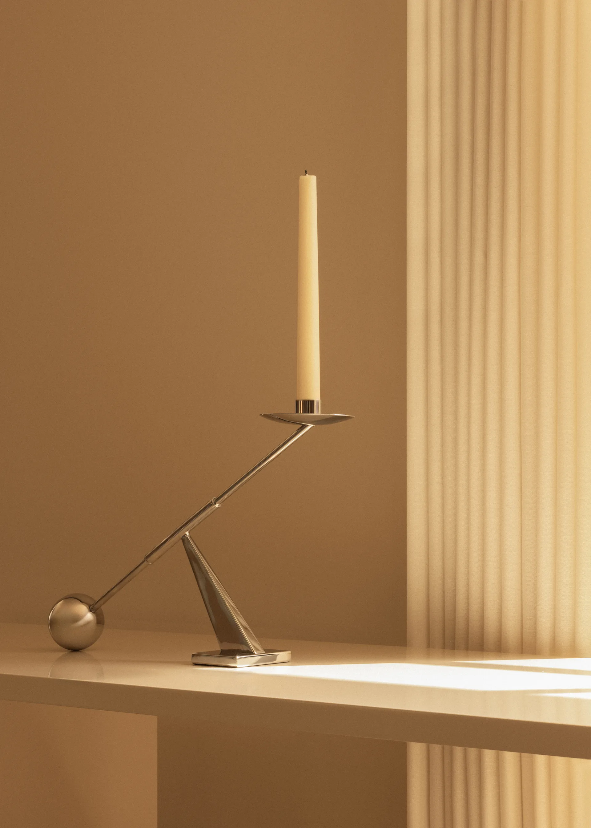 Interconnect candlestick 42,5 cm, Stainless steel Audo Copenhagen