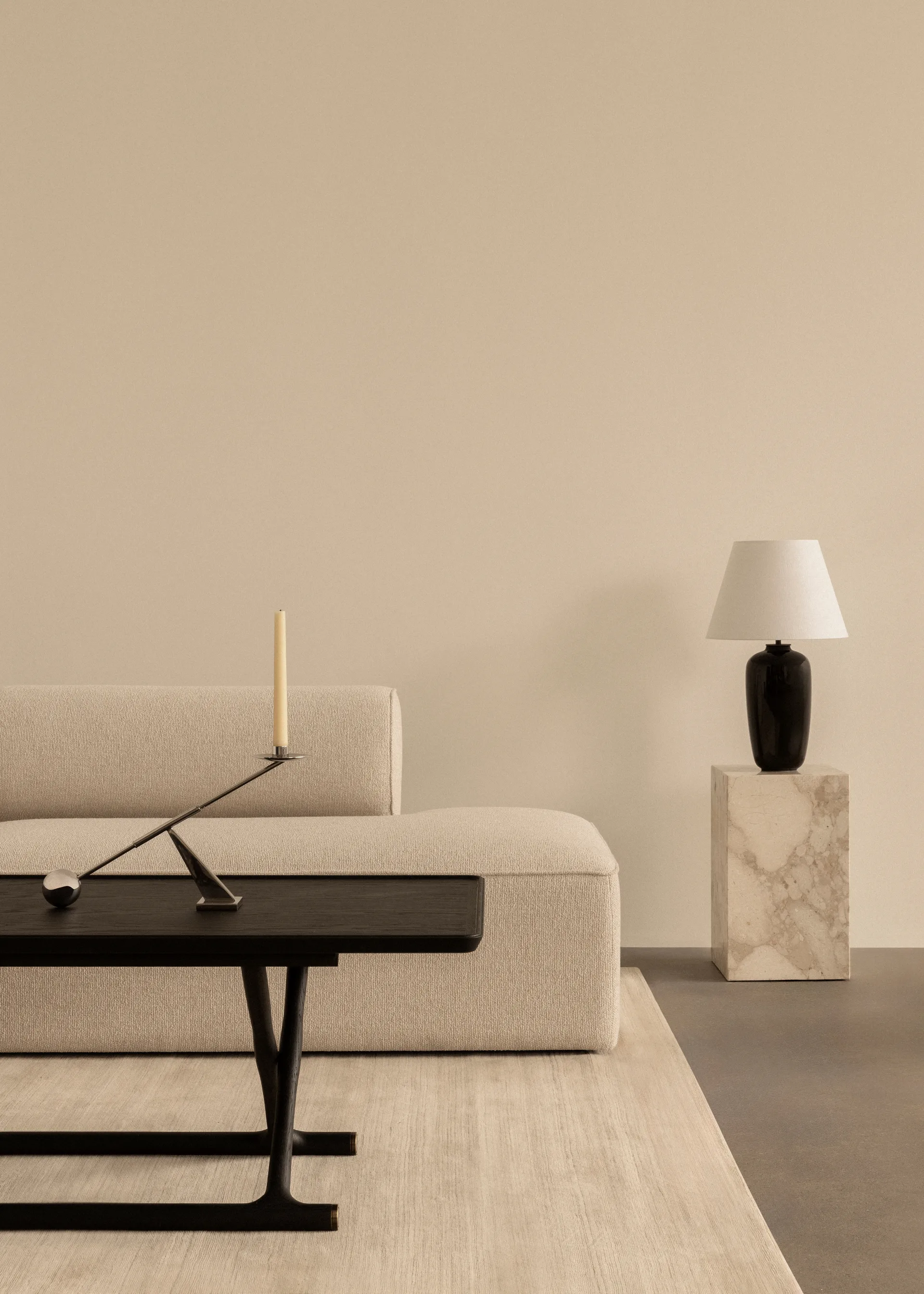 Interconnect candlestick 42,5 cm, Stainless steel Audo Copenhagen