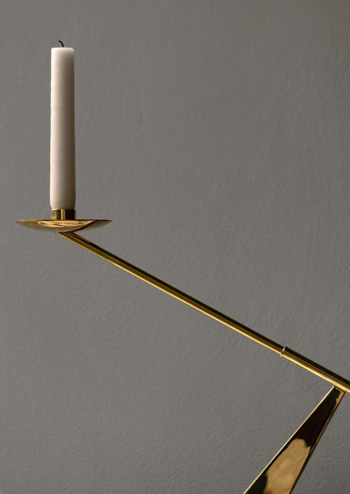 Interconnect candlestick - Polished brass - Audo Copenhagen