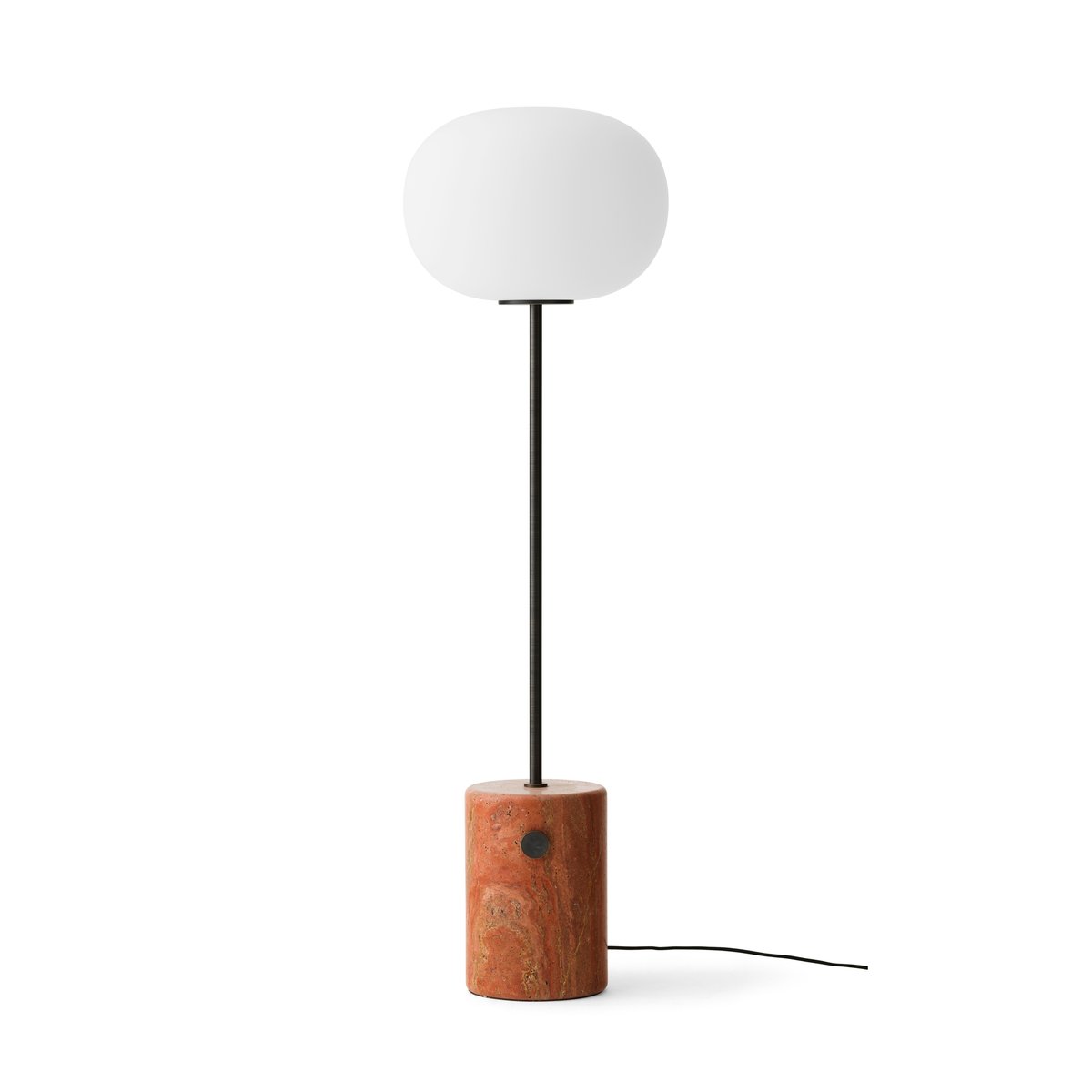 Audo Copenhagen - JWDA Floor Lamp Red Travertine/Bronzed Brass