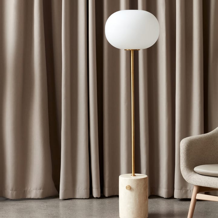 JWDA floor lamp - Travertin-brass - Audo Copenhagen