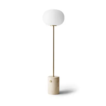 JWDA floor lamp - Travertine-brushed brass, 130 cm - Audo Copenhagen