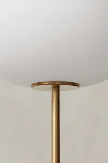 JWDA floor lamp - Travertine-brushed brass, 130 cm - Audo Copenhagen